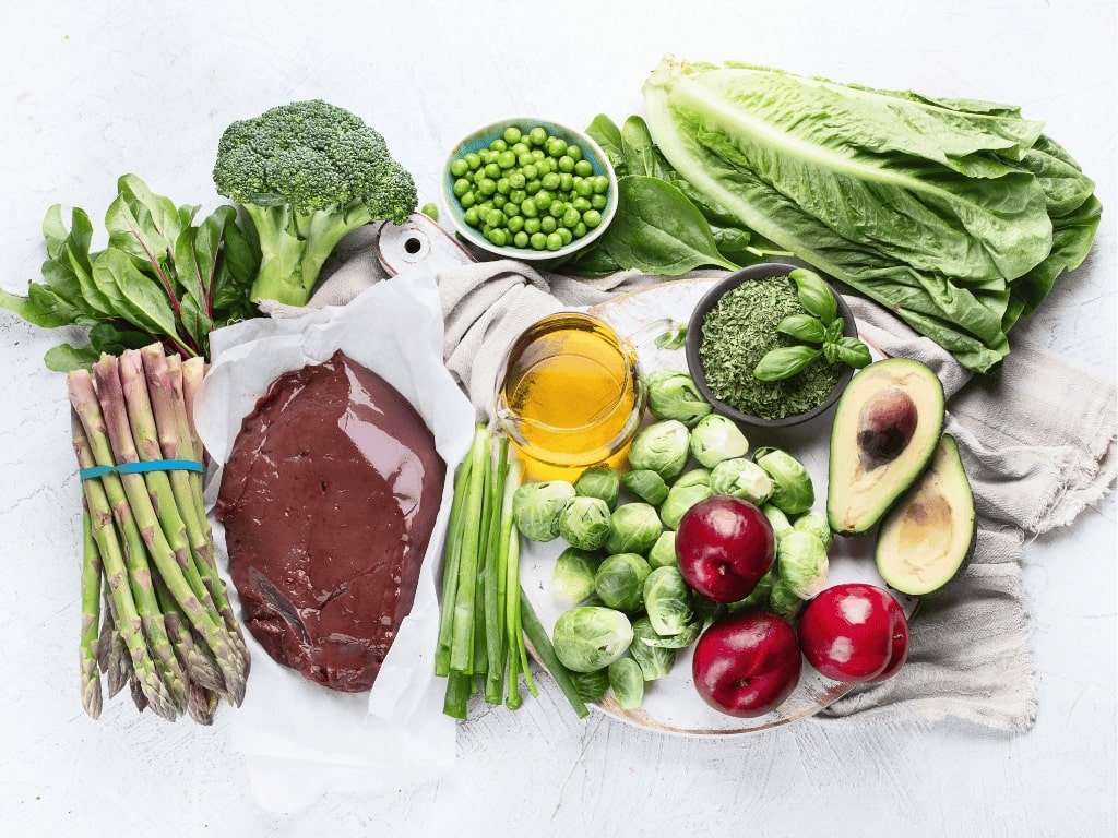 Leafy greens and cruciferous vegetables contain Vitamin K